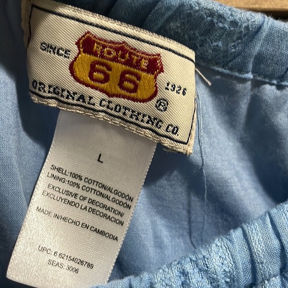 Route 66 skirt boho blue women - Picture 5 of 7